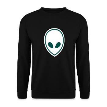 comic - Unisex Pullover - Schwarz - Vorne - Alina (178cm) & Michal (187cm)