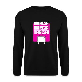 Télévision rétro tee - Sweat-shirt Unisexe - noir - Devant - Alina (178cm) & Michal (187cm)