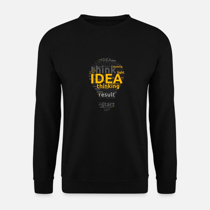 IDEA - Unisex Sweatshirt - black