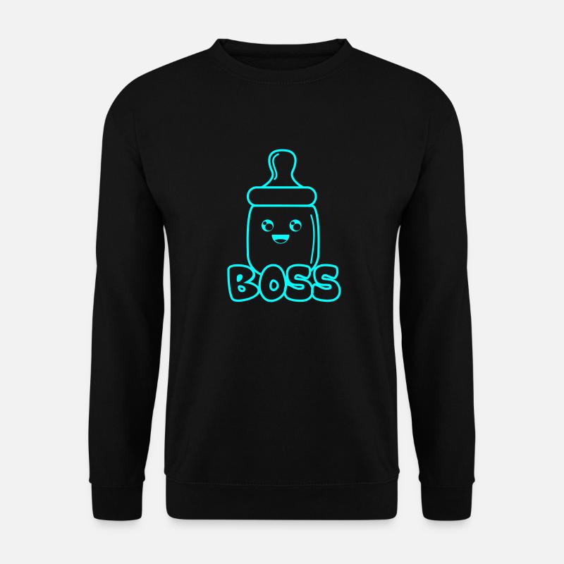 babyflasche boss 01 - Unisex Pullover - Schwarz