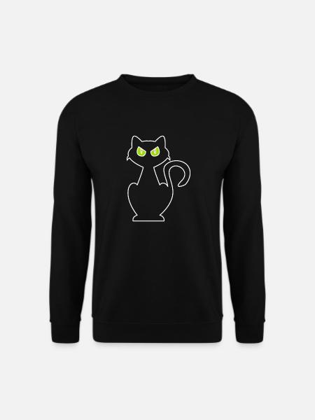 Wütende Katze - Unisex Pullover - Schwarz