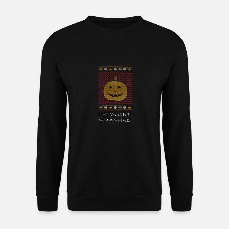 Halloween Let's Get Smashed - Unisex Sweatshirt - black