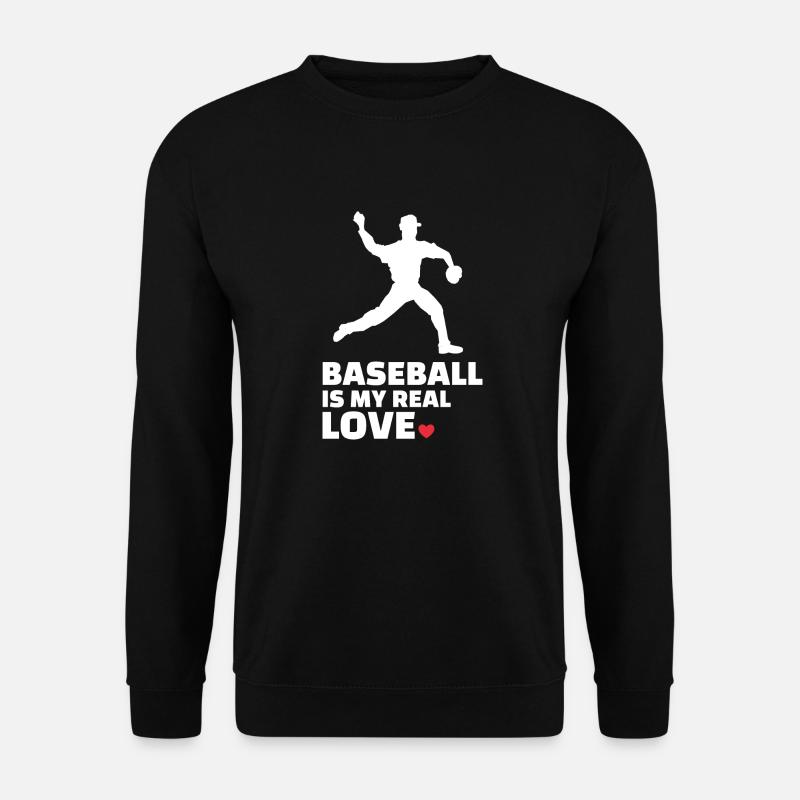 J’adore le baseball élégant - Sweat-shirt Unisexe - noir
