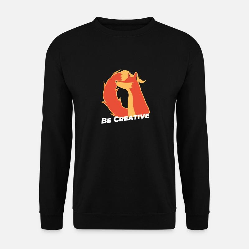 Foxlay BE CREATIVE - Unisex Pullover - Schwarz