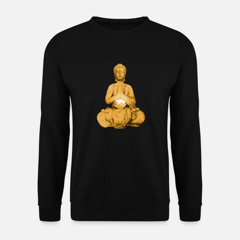 Buddha - Unisex Pullover - Schwarz