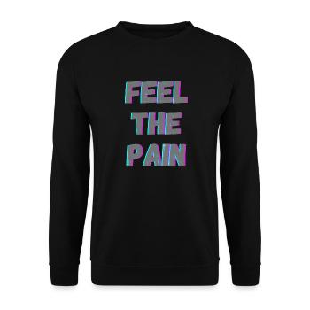 Feel The Pain - Unisex Pullover - Schwarz - Vorne - Alina (178cm) & Michal (187cm)