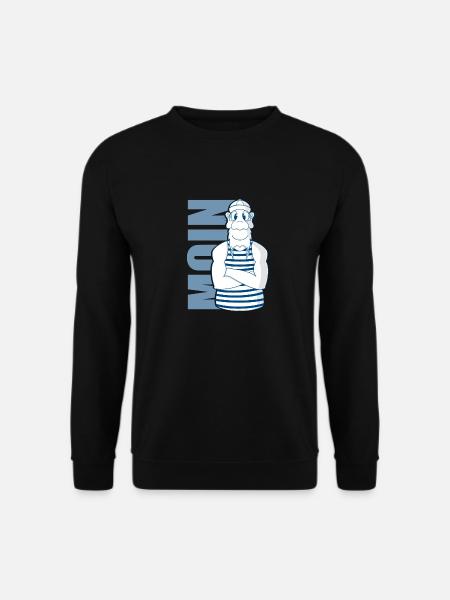 Moin Seemann - Unisex Pullover - Schwarz