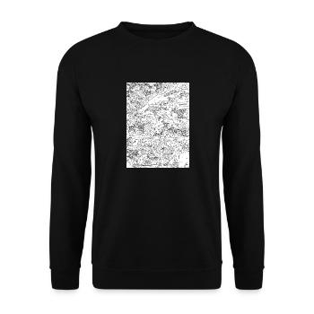 Dachau Landkreis - von oben - Unisex Pullover - Schwarz - Vorne - Alina (178cm) & Michal (187cm)