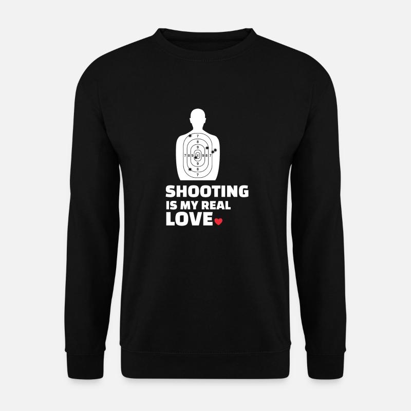 Ich liebe Schießen - Unisex Pullover - Schwarz