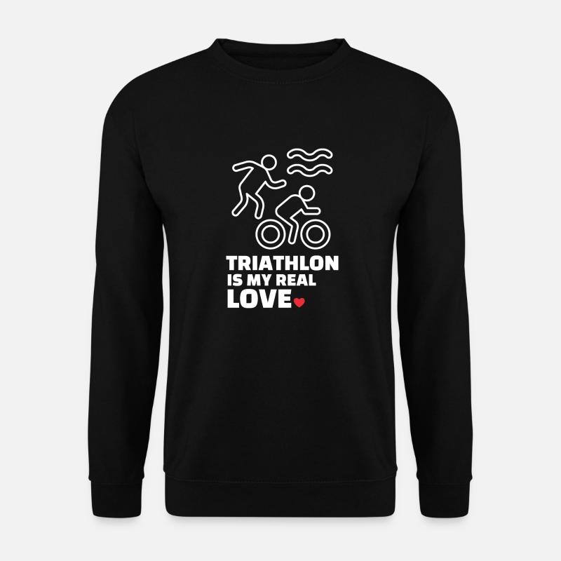 I love triathlon - Unisex Sweatshirt - black