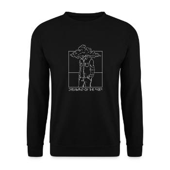 Head in the clouds - Unisex Sweatshirt - black - Front - Alina (178cm) & Michal (187cm)