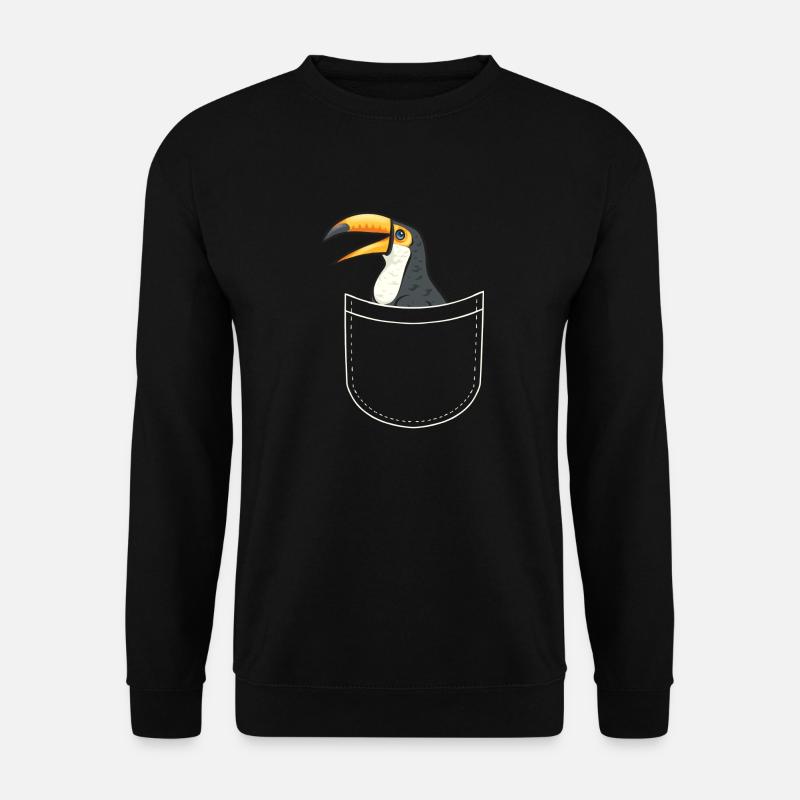 Toucan Bird Rainforest - Unisex Sweatshirt - black