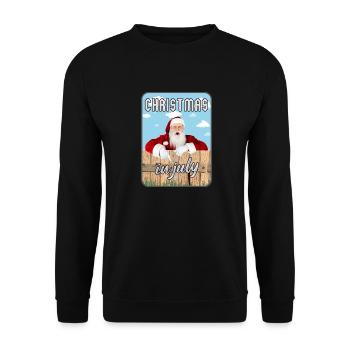 Christmas in July - Unisex Sweatshirt - black - Front - Alina (178cm) & Michal (187cm)