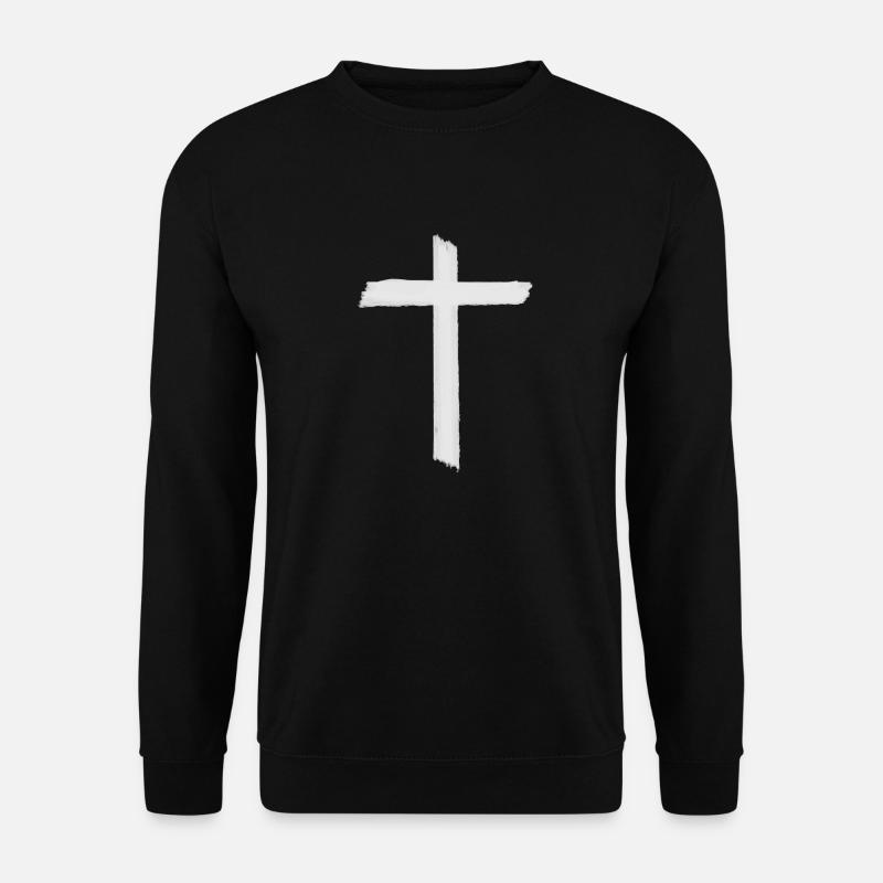 Kreuz - Unisex Pullover - Schwarz