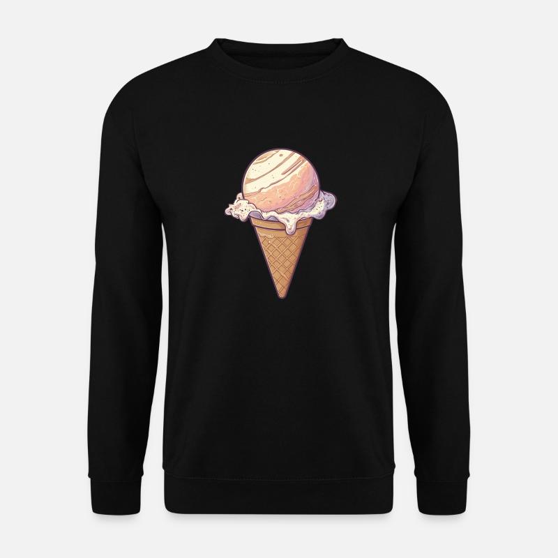 Eis-Planet Jupiter - Unisex Pullover - Schwarz
