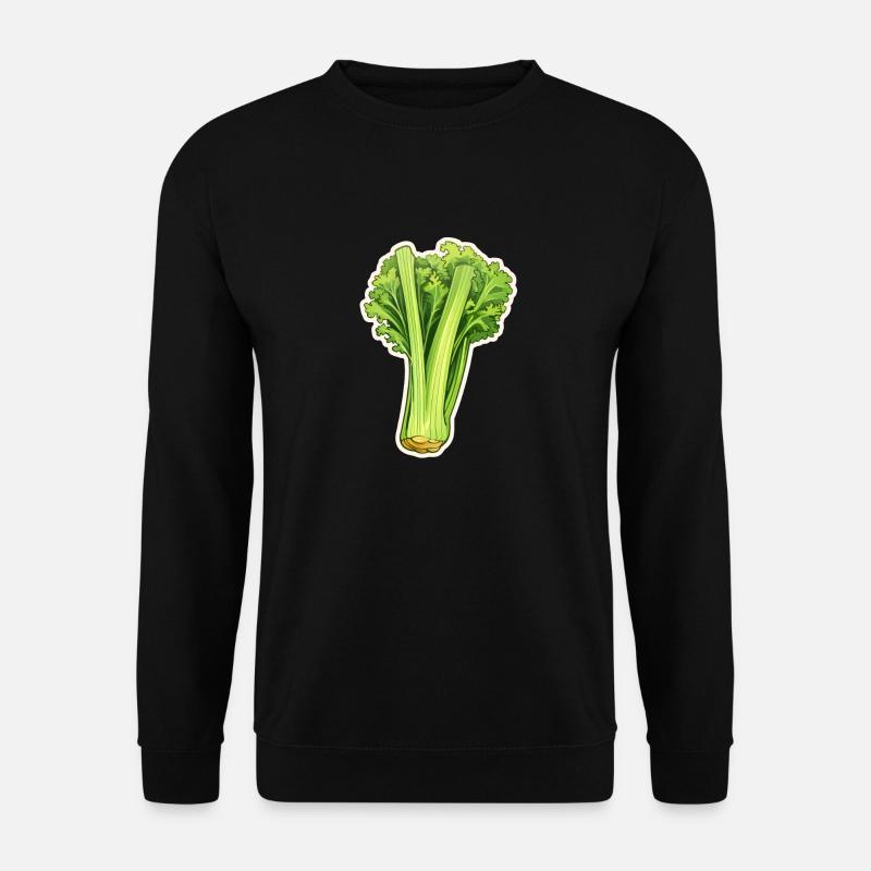 Celery or celery stalk - Unisex Sweatshirt - black