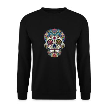 Vibrant Spirit - Unisex Sweatshirt - black - Front - Alina (178cm) & Michal (187cm)