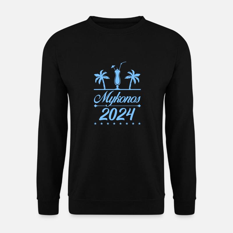 mykonos 2024 - Unisex Pullover - Schwarz
