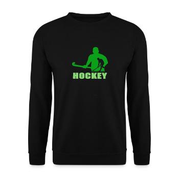 Hockey Hockey sur gazon Hockey sur gazon artificiel - Sweat-shirt Unisexe - noir - Devant - Alina (178cm) & Michal (187cm)