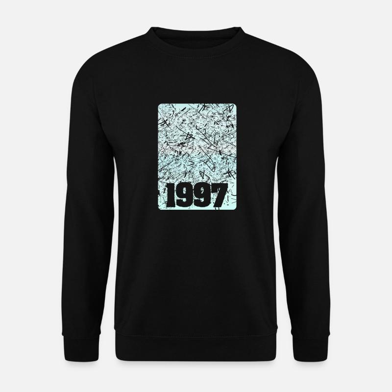 Nummer 1997 - Unisex Pullover - Schwarz