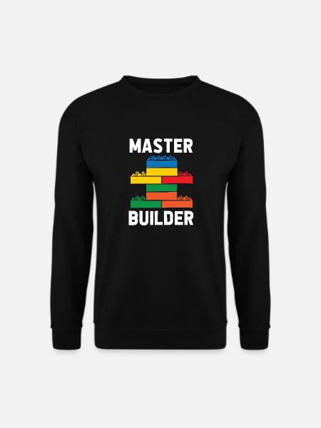 Ziegelbauer Ziegelbau Baumeister - Unisex Pullover - Schwarz