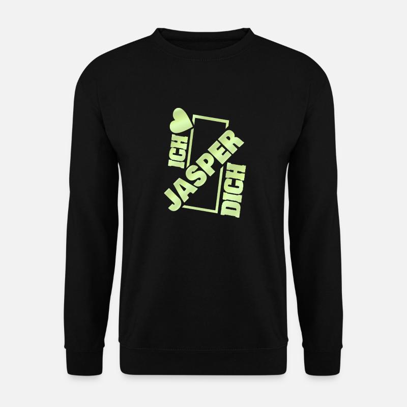 Jasper als Couple - Unisex Pullover - Schwarz