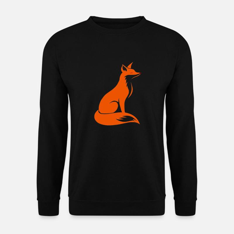 Fuchs - Unisex Pullover - Schwarz