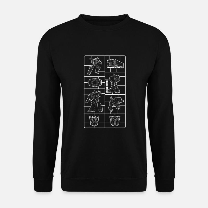 Transformers G1 Spielzeugset-Design Weiß - Unisex Pullover - Schwarz