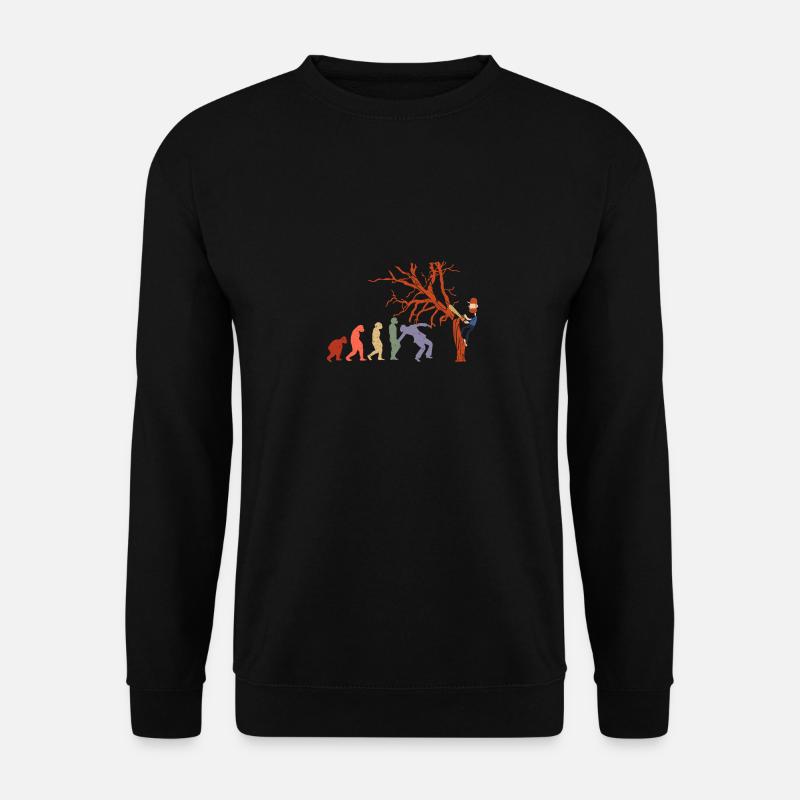 Lumberjack EVOLUTION chainsaw landscaper - Unisex Sweatshirt - black