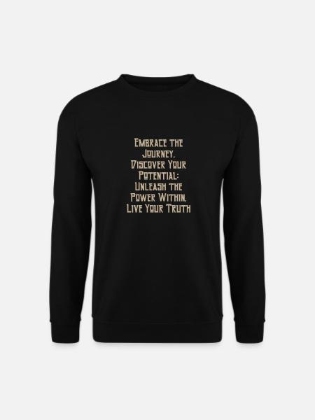 Conception de texte - Sweat-shirt Unisexe - noir
