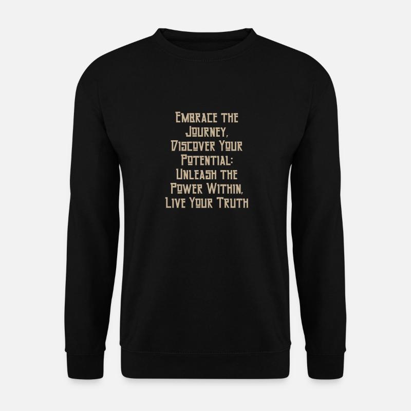 Text Design - Unisex Sweatshirt - black