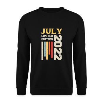 July 2022 - Birthday gift July 2022 - Unisex Sweatshirt - black - Front - Alina (178cm) & Michal (187cm)