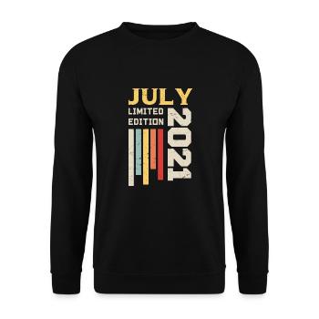 July 2021 - Birthday gift July 2021 - Unisex Sweatshirt - black - Front - Alina (178cm) & Michal (187cm)