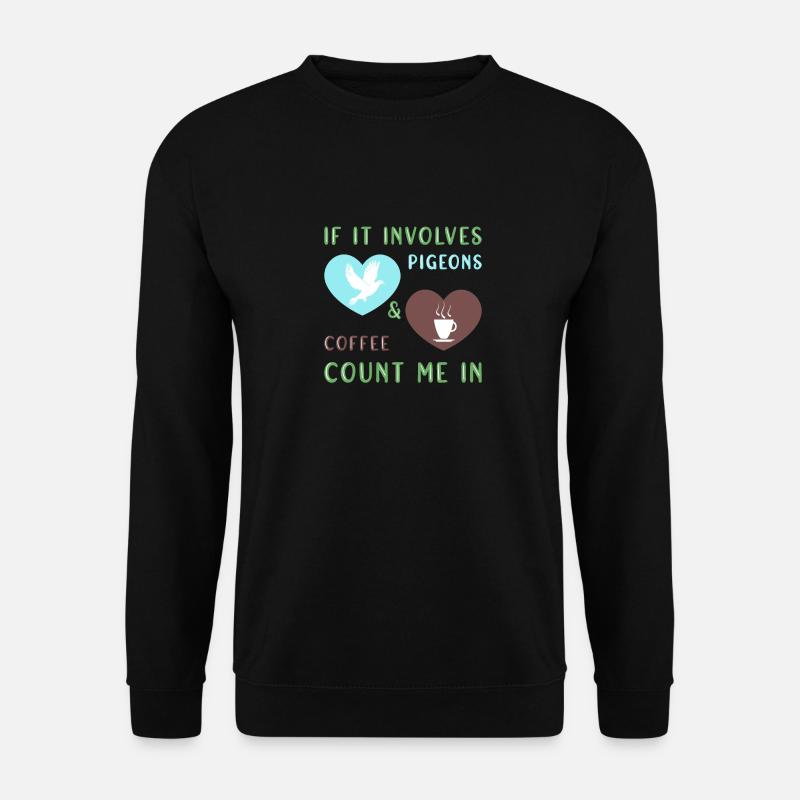 Taube - Unisex Pullover - Schwarz