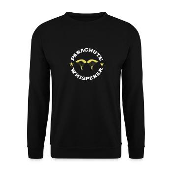 Parachutistes parachutistes parachutés - Sweat-shirt Unisexe - noir - Devant - Alina (178cm) & Michal (187cm)