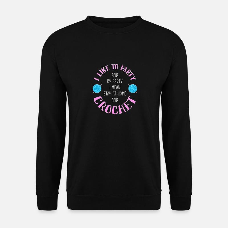 Häkeln - Unisex Pullover - Schwarz