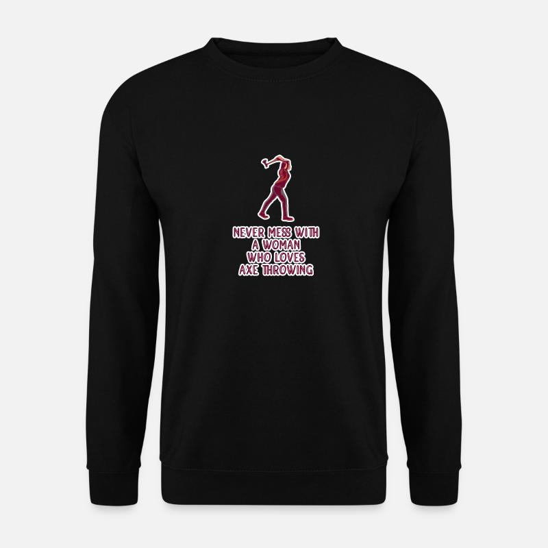 Axe throw axe throwing - Unisex Sweatshirt - black