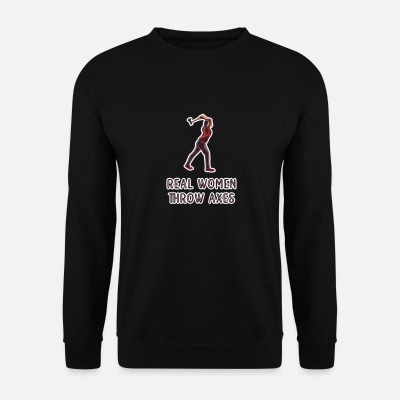 Axe throw axe throwing - Unisex Sweatshirt - black