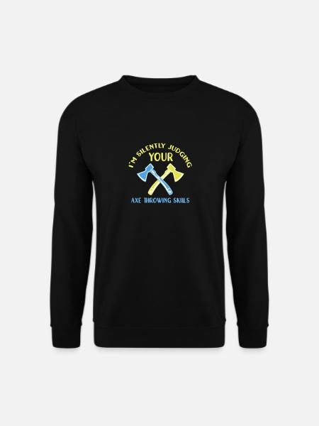 Axe throw axe throwing - Unisex Sweatshirt - black