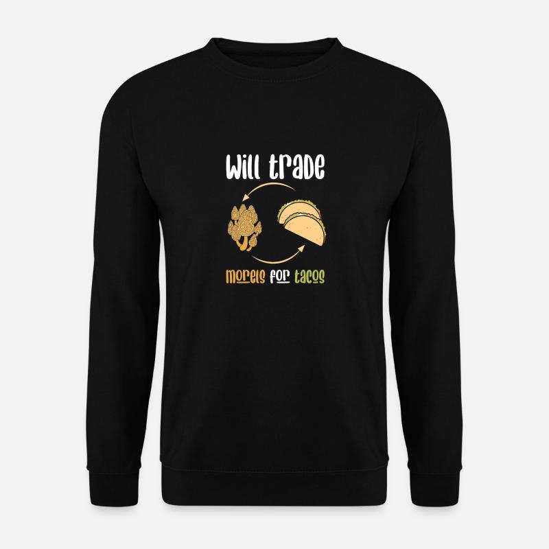Pilze sammeln Pilzsammler - Unisex Pullover - Schwarz