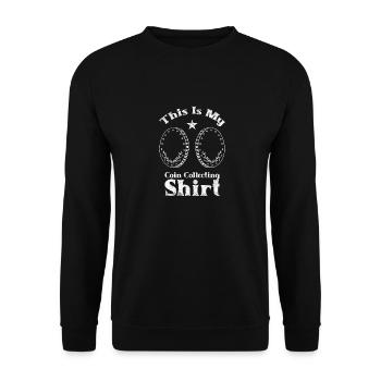 Pièces collecteurs de pièces Numismatique - Sweat-shirt Unisexe - noir - Devant - Alina (178cm) & Michal (187cm)