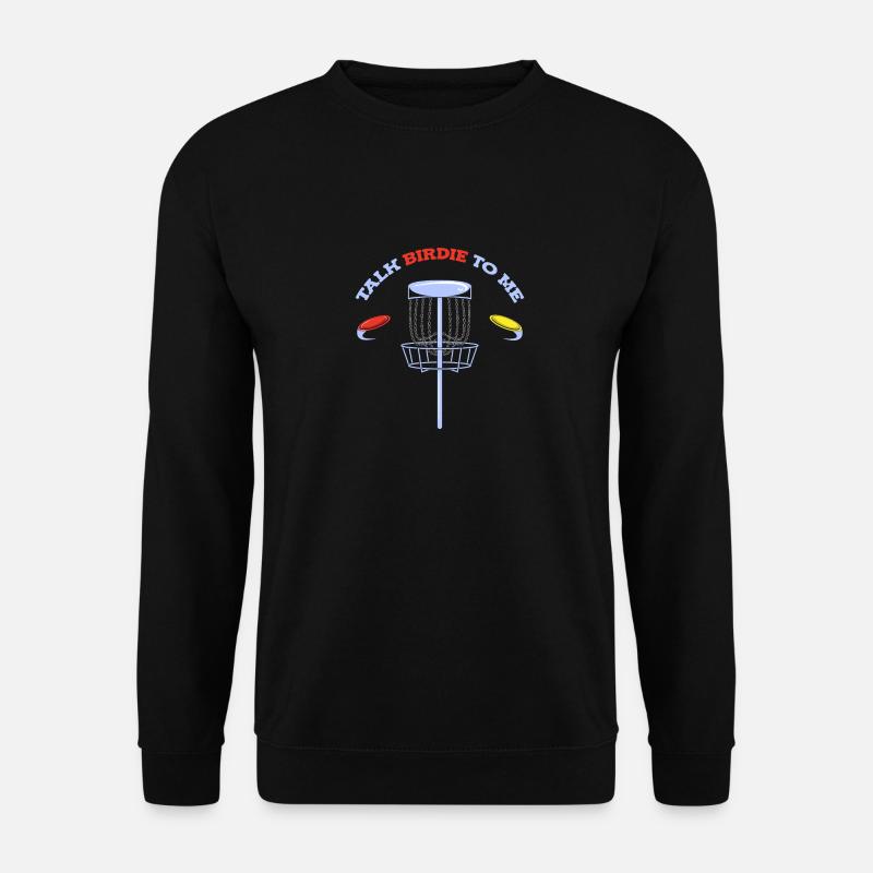 Disc Golf Frisbee - Unisex Pullover - Schwarz