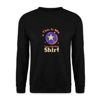 Pièces collecteurs de pièces Numismatique - Sweat-shirt Unisexe - noir - Devant - Alina (178cm) & Michal (187cm)