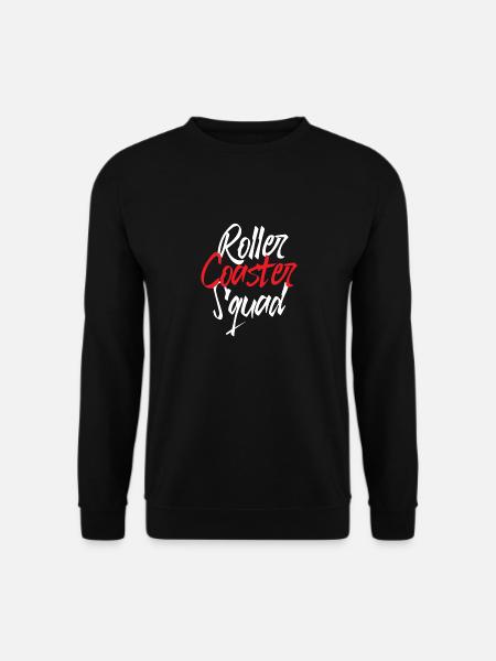 Parc d’attractions Roller Coaster - Sweat-shirt Unisexe - noir