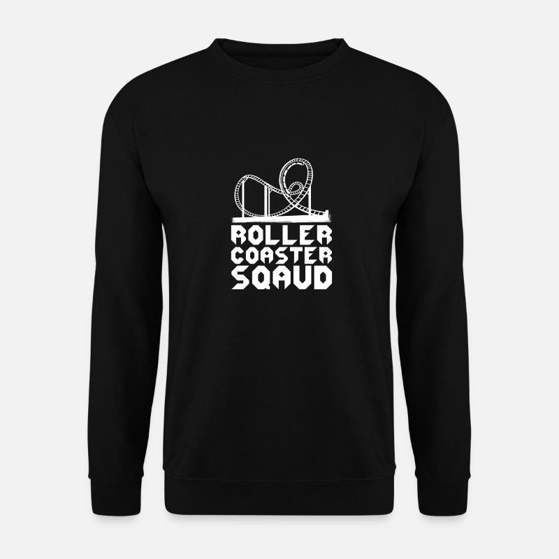 Parc d’attractions Roller Coaster - Sweat-shirt Unisexe - noir