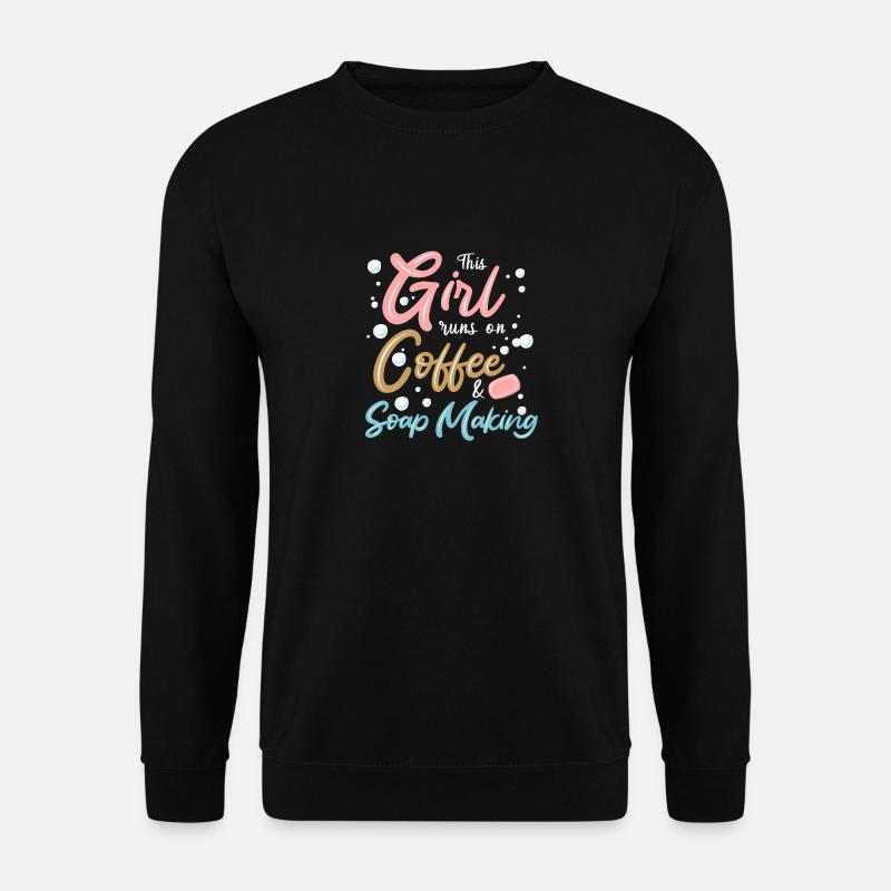 Seife Herstellen Handgemachte Seife - Unisex Pullover - Schwarz