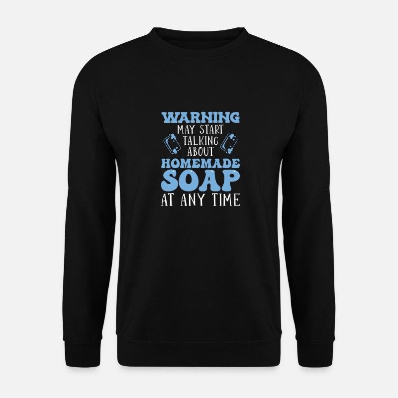 Seife Herstellen Handgemachte Seife - Unisex Pullover - Schwarz