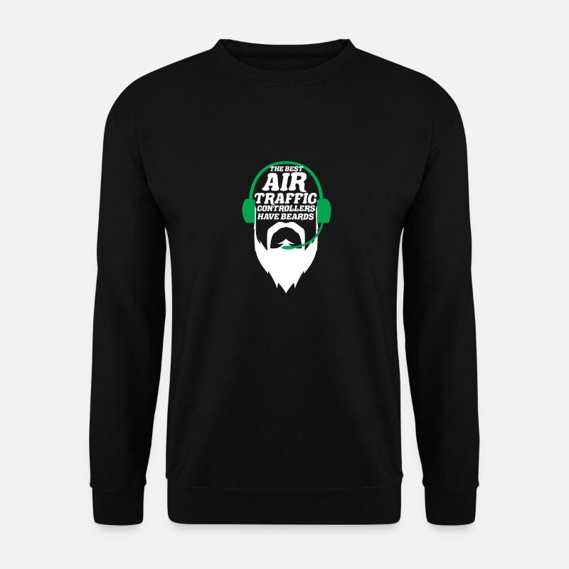 Fluglotse Flughafen Tower - Unisex Pullover - Schwarz