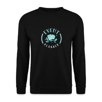 Event Manager Event Event Manager - Unisex Sweatshirt - black - Front - Alina (178cm) & Michal (187cm)
