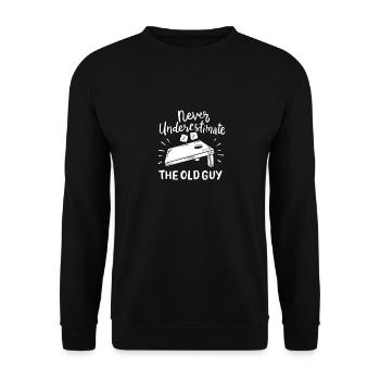 Cornhole - Unisex Sweatshirt - black - Front - Alina (178cm) & Michal (187cm)